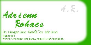 adrienn rohacs business card